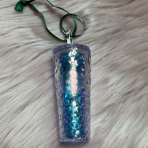 STARBUCKS 2023 Iridescent Prism Diamond Keychain Collectable Ornament Fairy